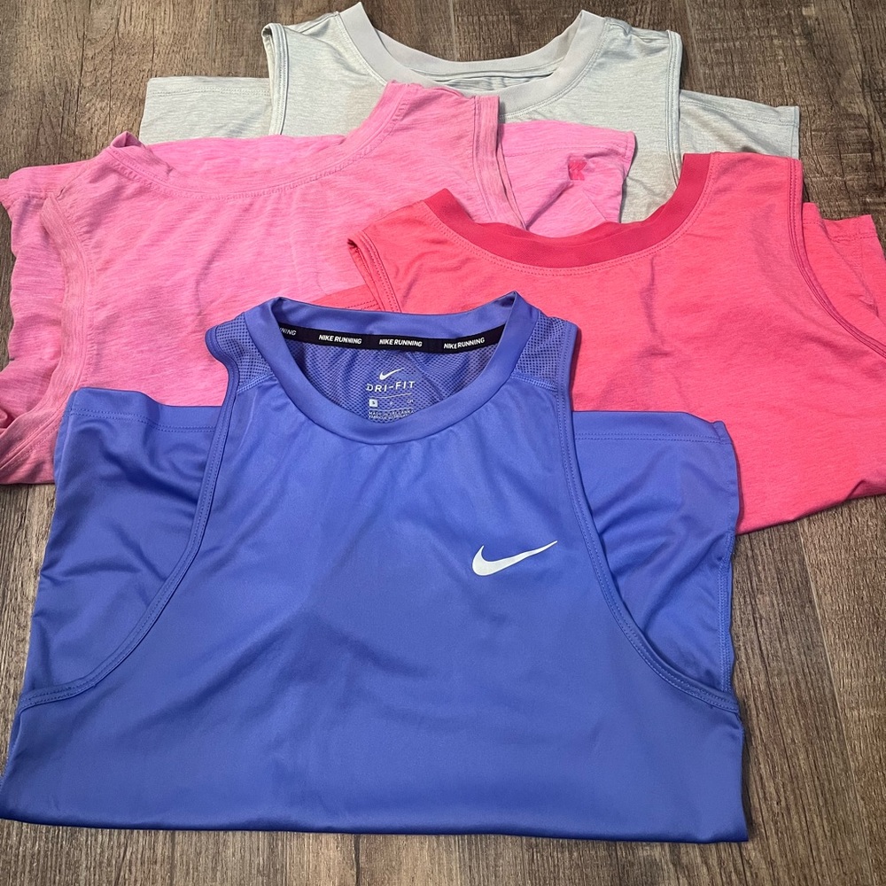 Four workout tank tops
